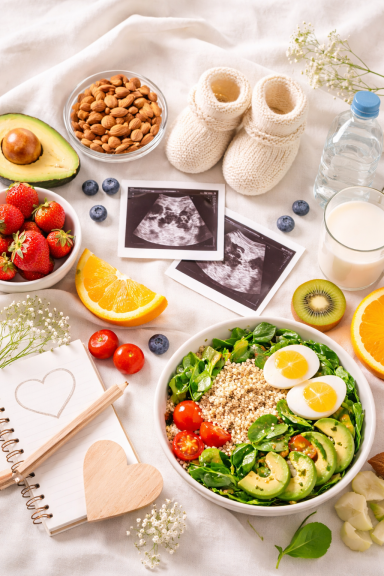 Gesunde Lebensmittel bei Kinderwunsch