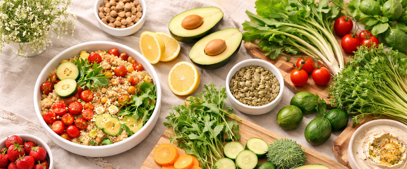 Gesunde Lebensmittel, Obst, Gemüse